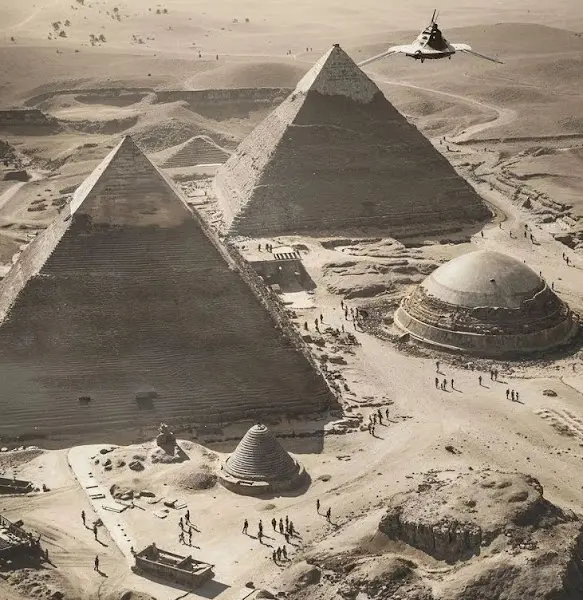 "Un artefacto de 4.000 años de antigüedad fue descubierto a 15 metros bajo el Área 51: posibles vínculos con orígenes extraterrestres" - The Daily Worlds