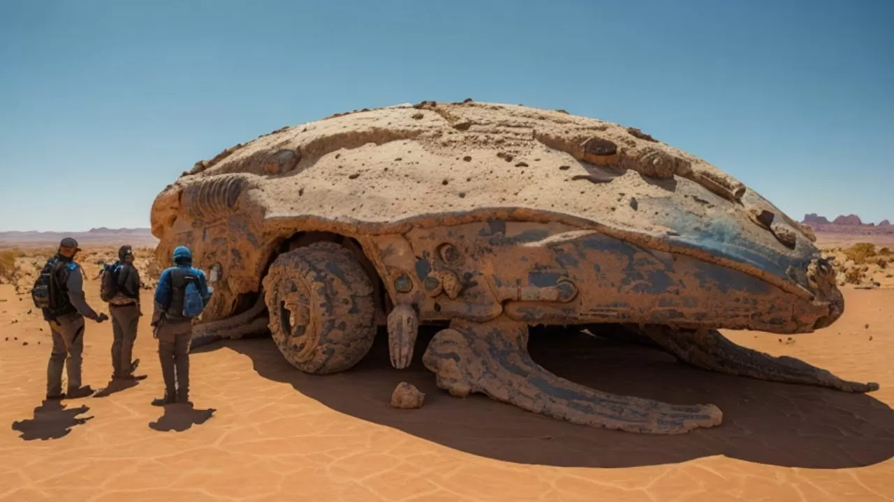 El sorprendente descubrimiento de una entidad extraterrestre desenterrada en el desierto del Sahara. - Luxury Blog