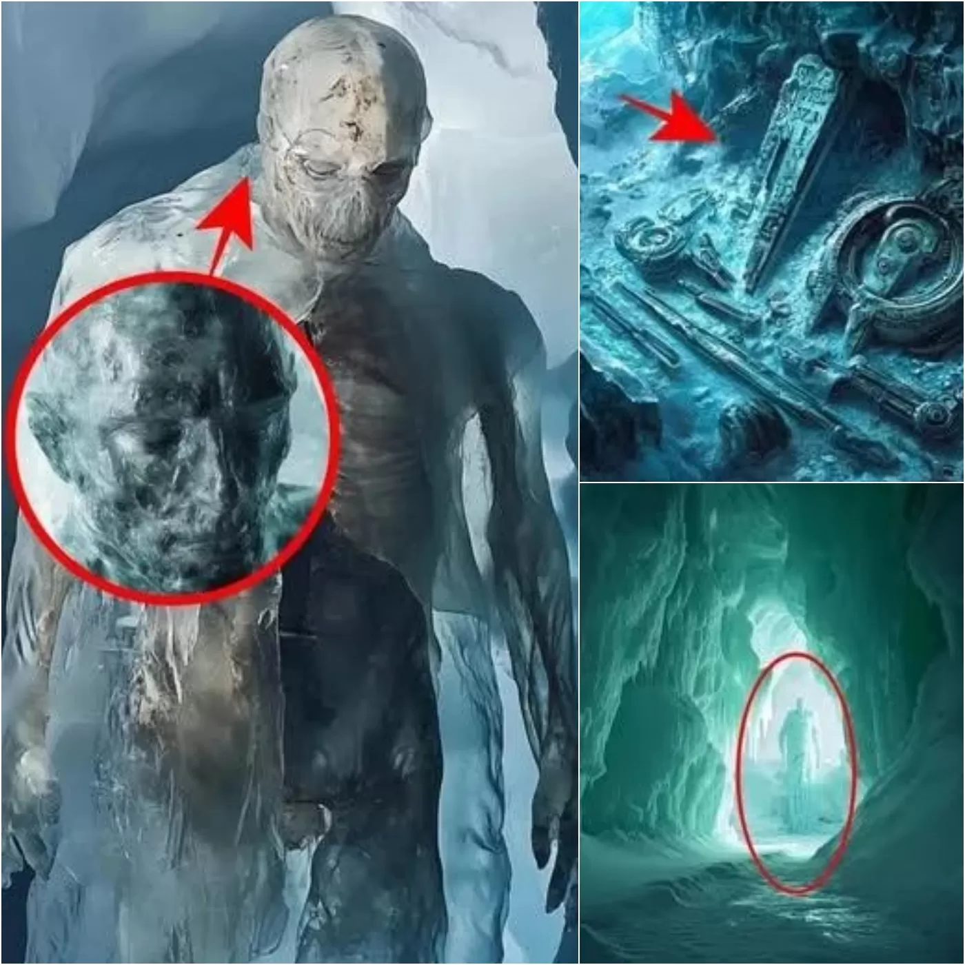 What has Antarctica revealed? The perfectly frozen corpse of a 10-meter giant continues to defy scientific explanation! - Luxury Blog