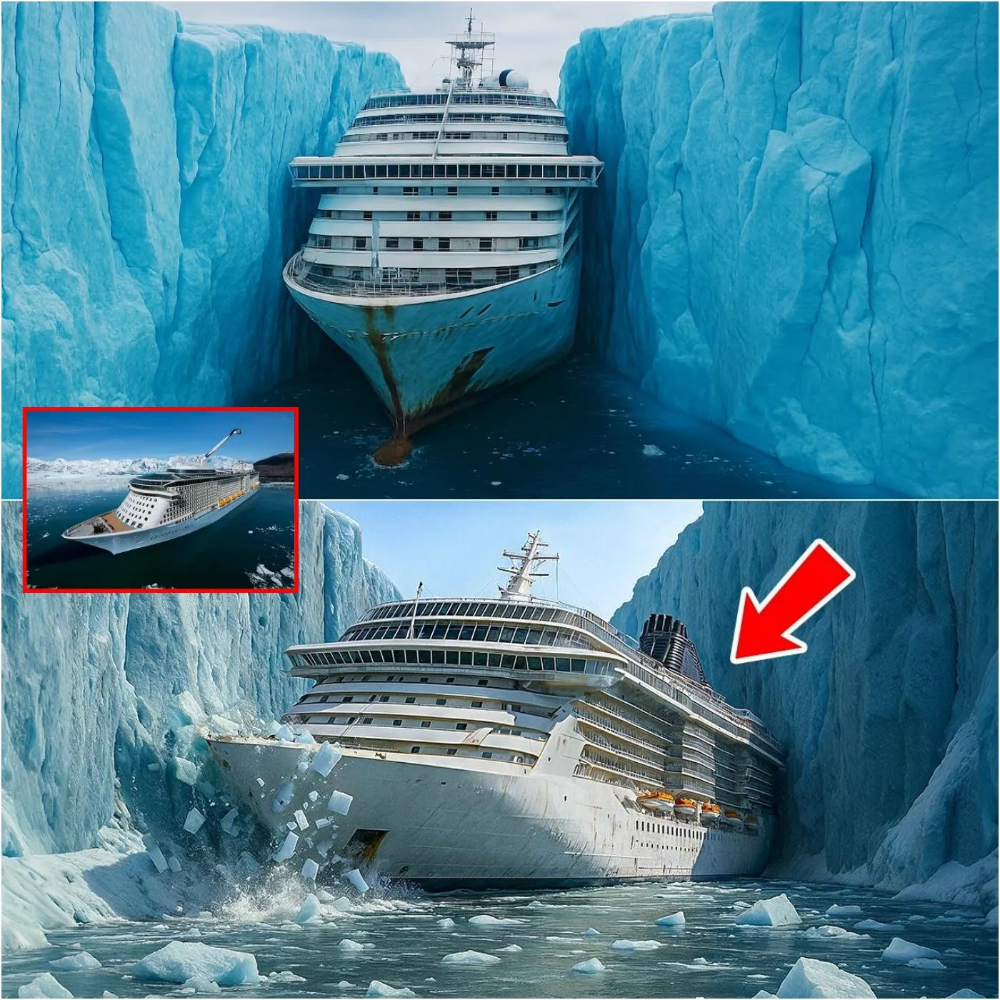 A cruise ship that disappeared in 2000 was found frozen among icebergs in a chilling discovery! - Luxury Blog