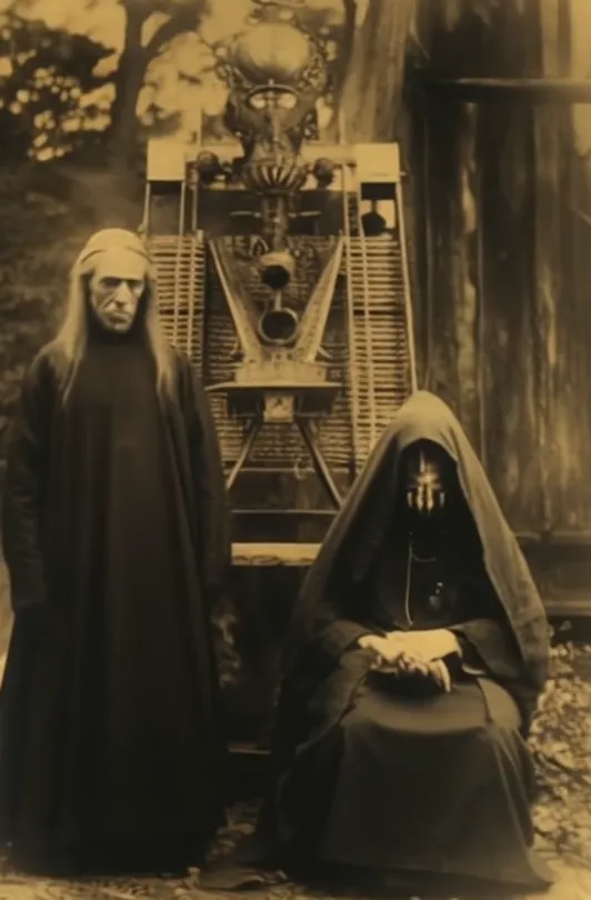 Was taken aback, leaving spectators perplexed, when images of a family taken with aliens 1,000 years ago were made public.