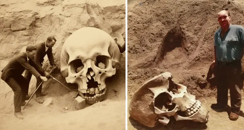 Archaeologists Discover Giant Nephilim Skull – A Find That Could Completely Rewrite the Narrative of History