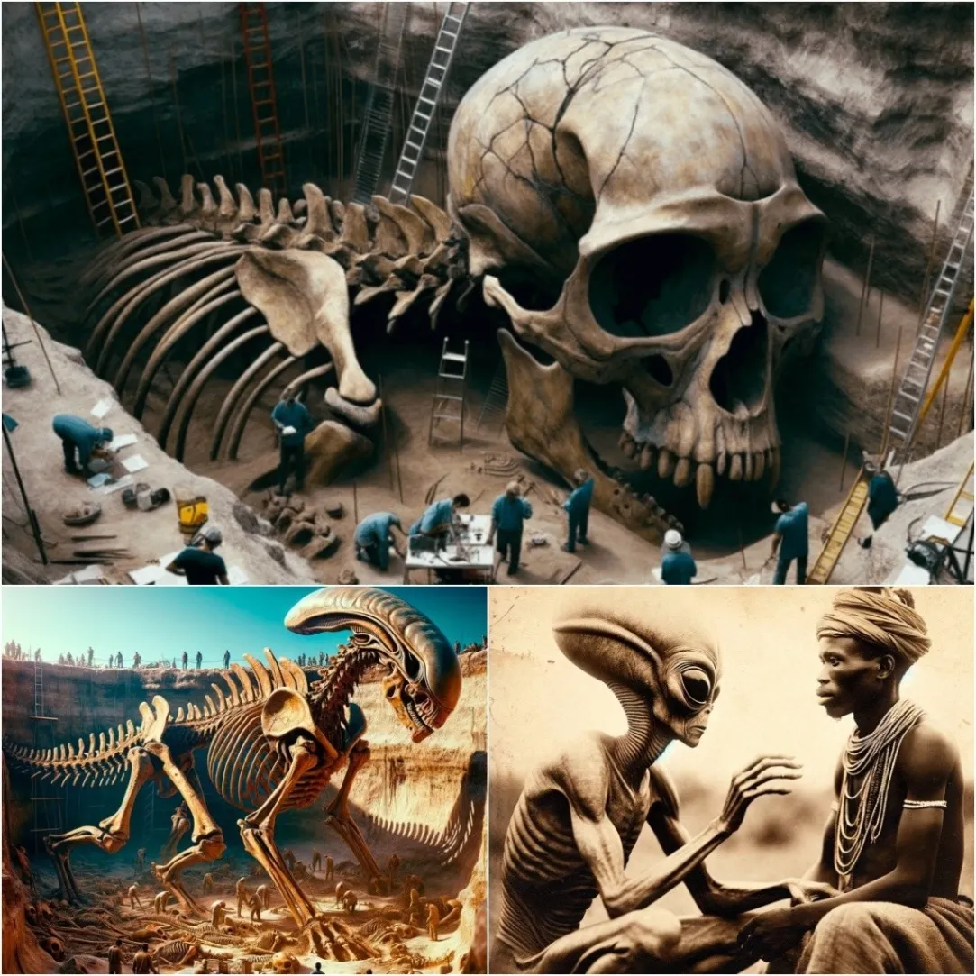 Amazing Discovery: Giant Skeletons Unearthed – Proof of Ancient Aliens?