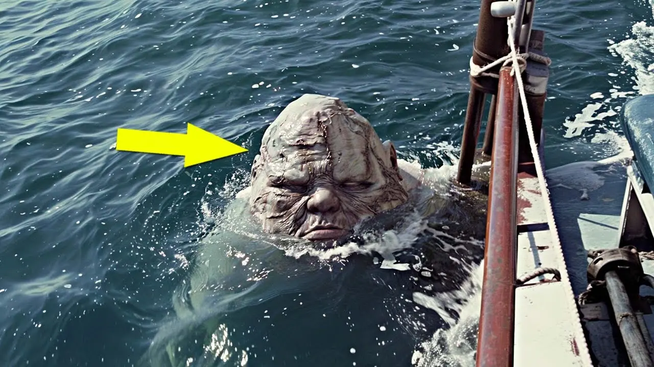 Sensational: Mysterious sea creature spotted near fishing boat – World stunned by mysterious monster!