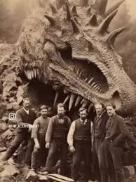 Astonishing Revelation: The Shocking Mystery Behind the Petrified Monster Unearthed in a Coal Mine.