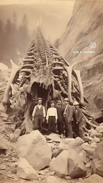 Astonishing Revelation: The Shocking Mystery Behind the Petrified Monster Unearthed in a Coal Mine.