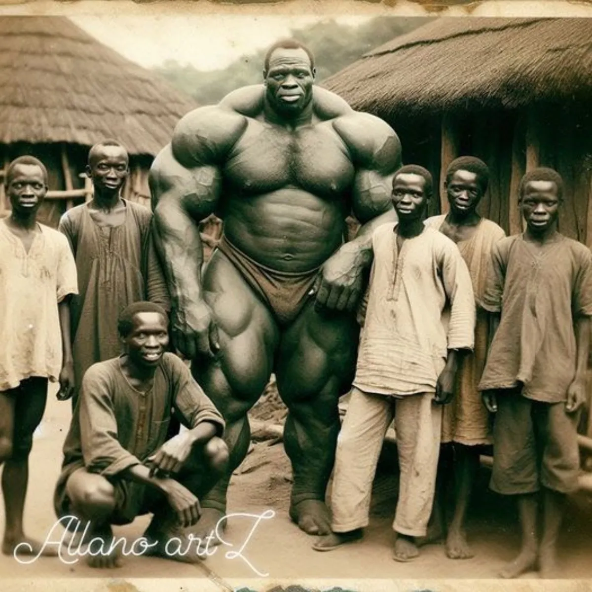 Shocking Revelation: The Real Hulk Captured in a 1944 Photograph in Africa