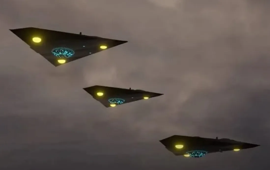 Americans were stunned when a mysterious triangular-shaped drone flew over the country, defying all expectations.