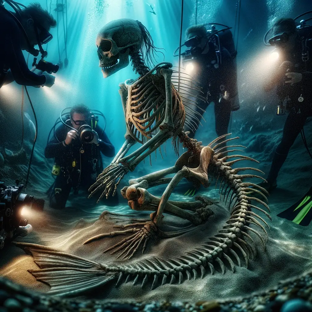 Revealing secrets: exploring the underwater ruins of alleged alien mermaids