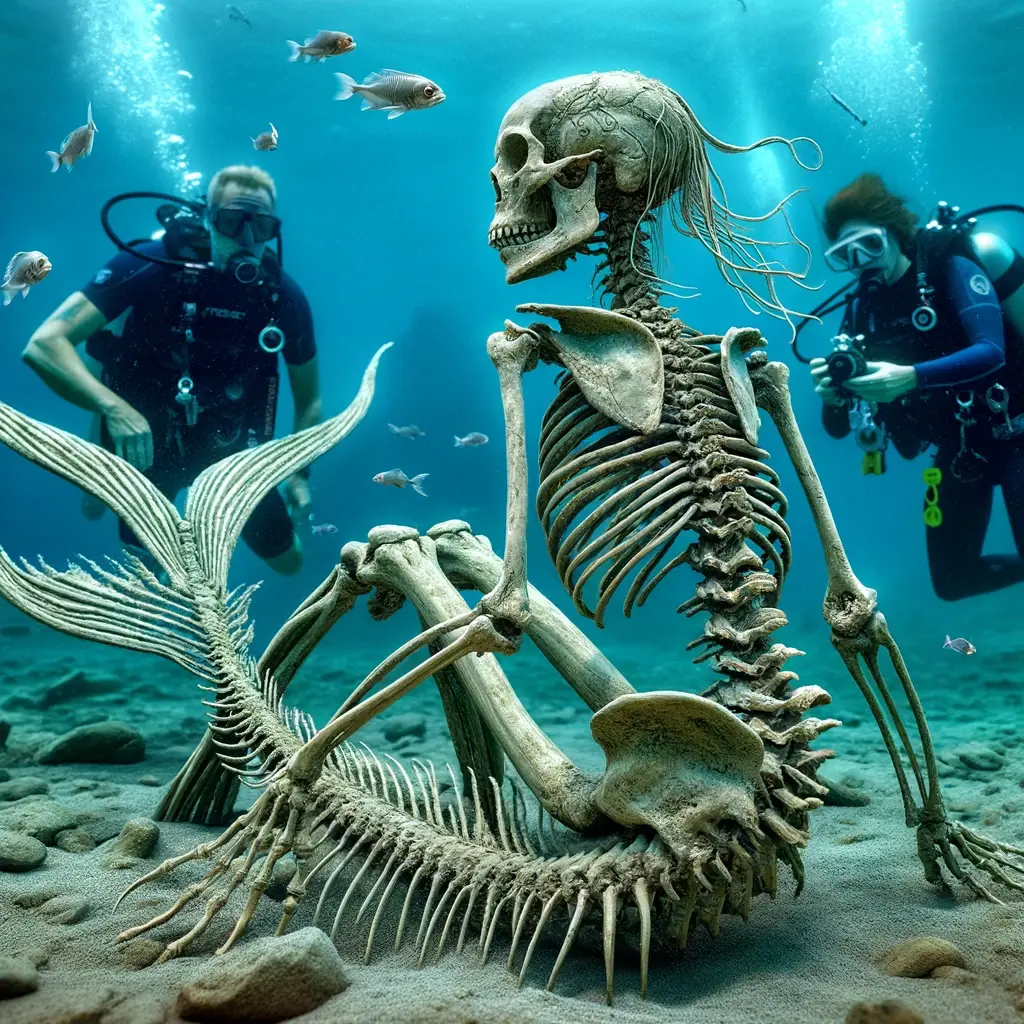 Revealing secrets: exploring the underwater ruins of alleged alien mermaids