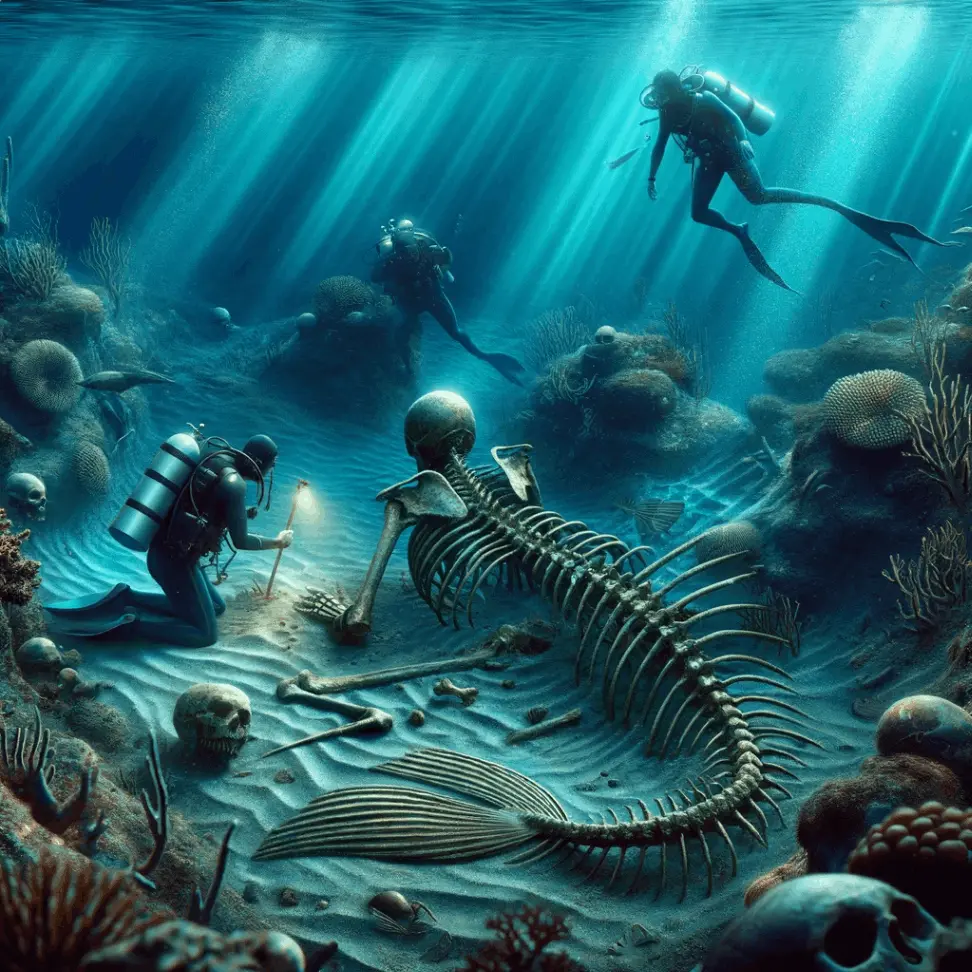 Revealing secrets: exploring the underwater ruins of alleged alien mermaids
