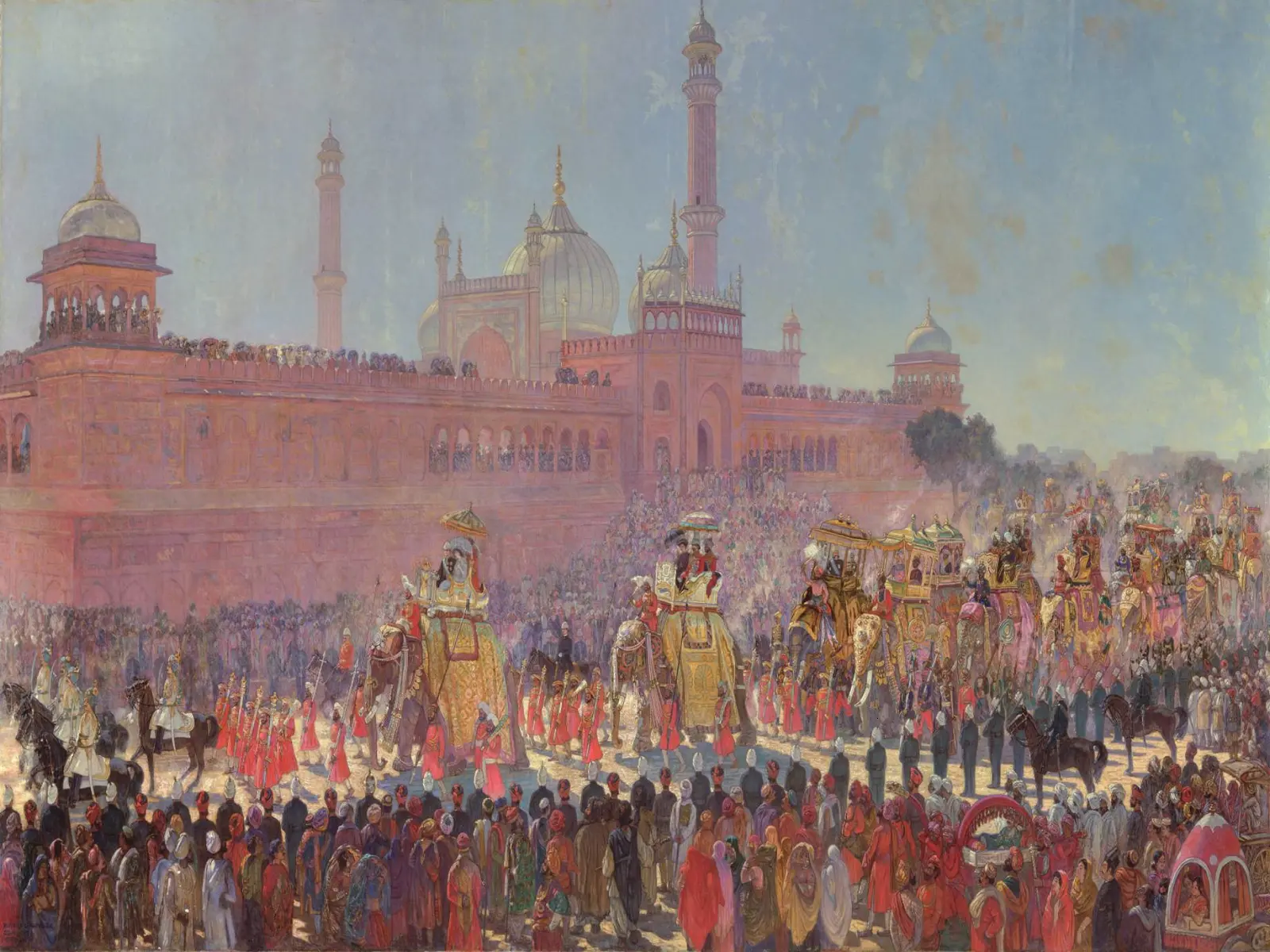 The Shocking Spectacle! Kashmiri Giants Surprise the Delhi Durbar of 1903! 😱