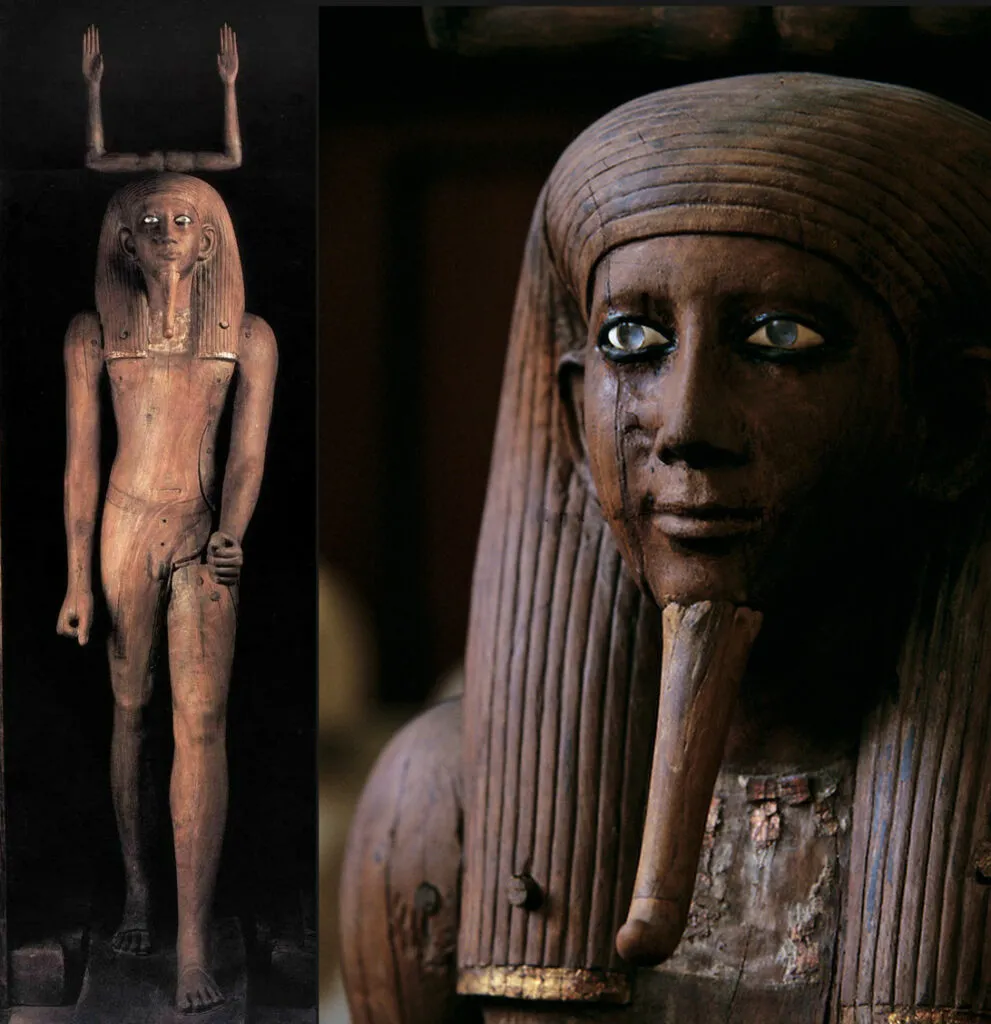 Shocking Discovery: Enigmatic Ka Statue of King Hor Revealed in Ancient Tomb 😳😳😳