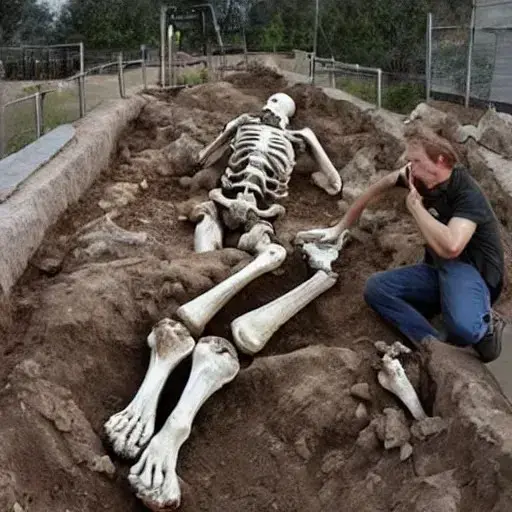 Revealing Giants of History: Germany Discovers 10-Foot Skeleton, Redefining Our Understanding of the Past