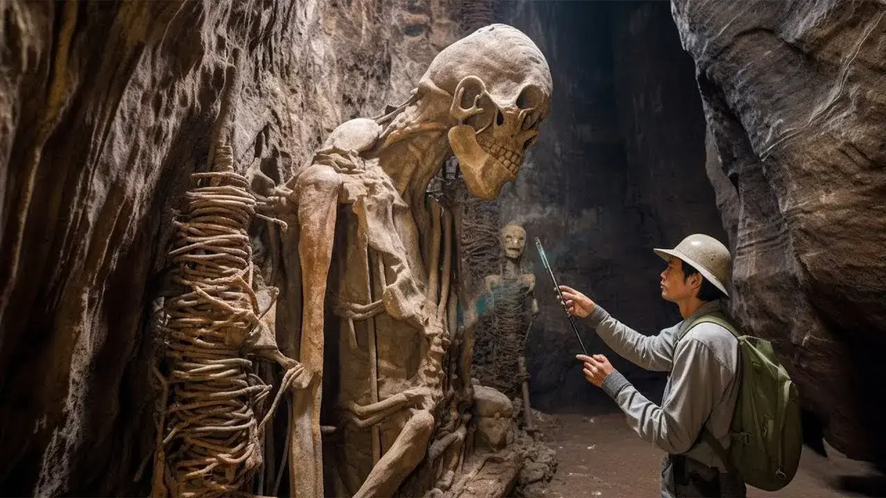 Terrifying Discovery: Huge Giant Skeletons Found Lurking Beneath the Grand Canyon