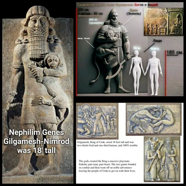 Incredible Revelation! The ANNUNAKI Were Colossal Giants! New Images Show How They Hold an Adult Lion with One Hand
