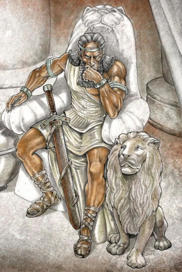 Incredible Revelation! The ANNUNAKI Were Colossal Giants! New Images Show How They Hold an Adult Lion with One Hand