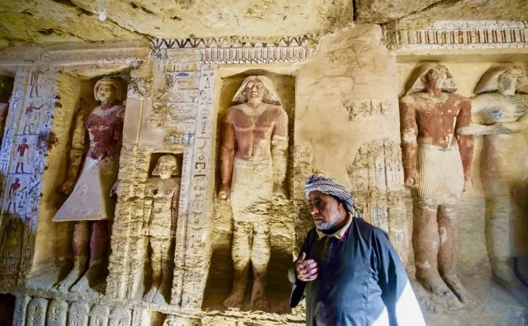 Unveiling Ancient Secrets: Immaculate 4,400-Year-Old Tomb of Egyptian High Priest Discovered