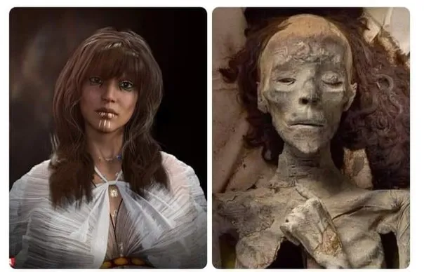 Chilling Resurrection: The Terrifying Face of Queen Tiye from 1338 BC Unearthed from Her Mummy in Cairo