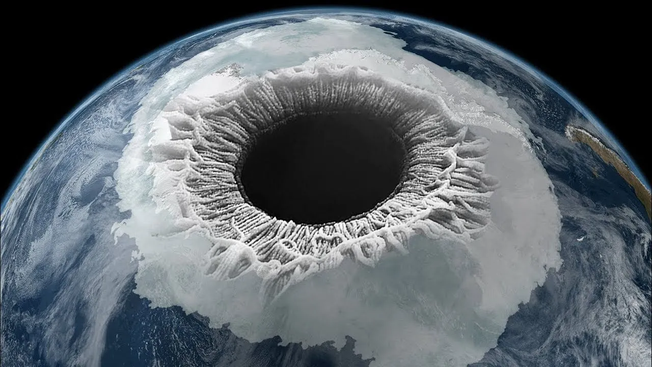 Giant Flying Saucer Found Under Thick Ice in Antarctica for Thousands of Years