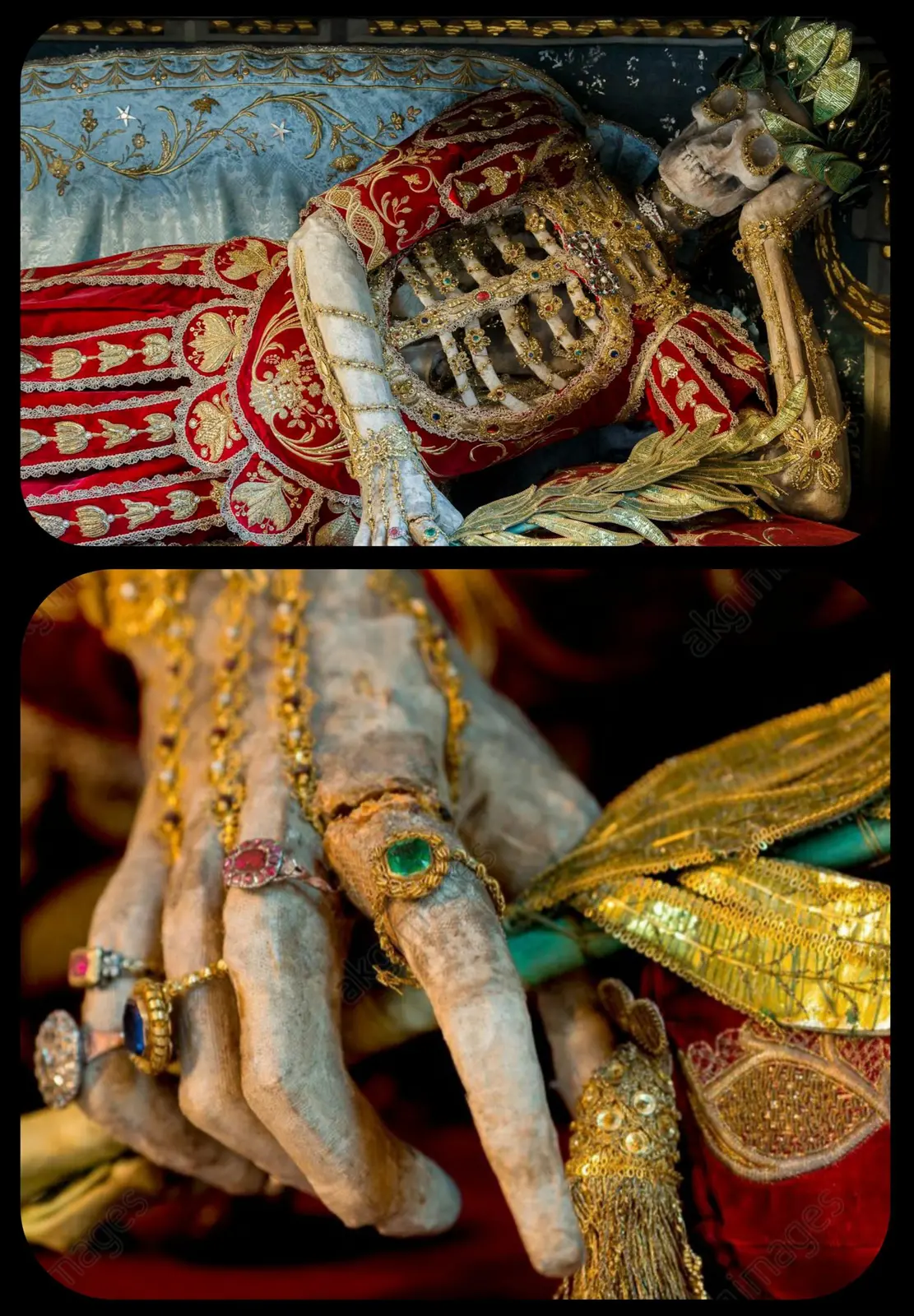 Revealing the majesty of Saint Konstantious: The luxurious discovery of skeletal remains in Rorschach, Switzerland.