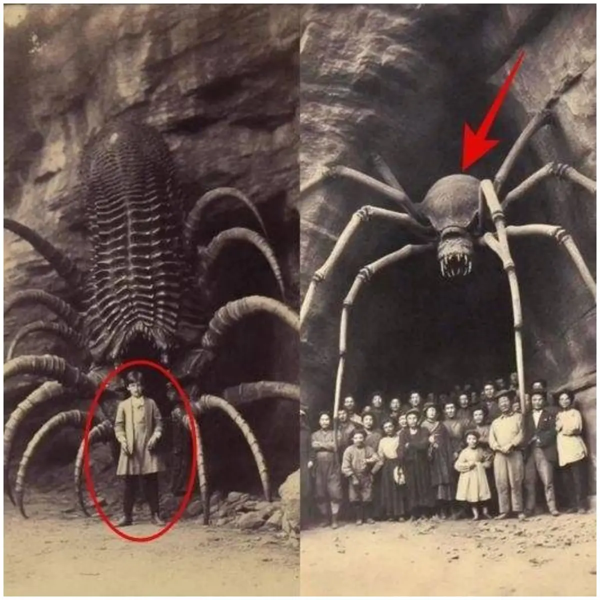 Giant Arachnids Unearthed in India: Chilling Discoveries Spark Speculation About Extraterrestrial Connections.