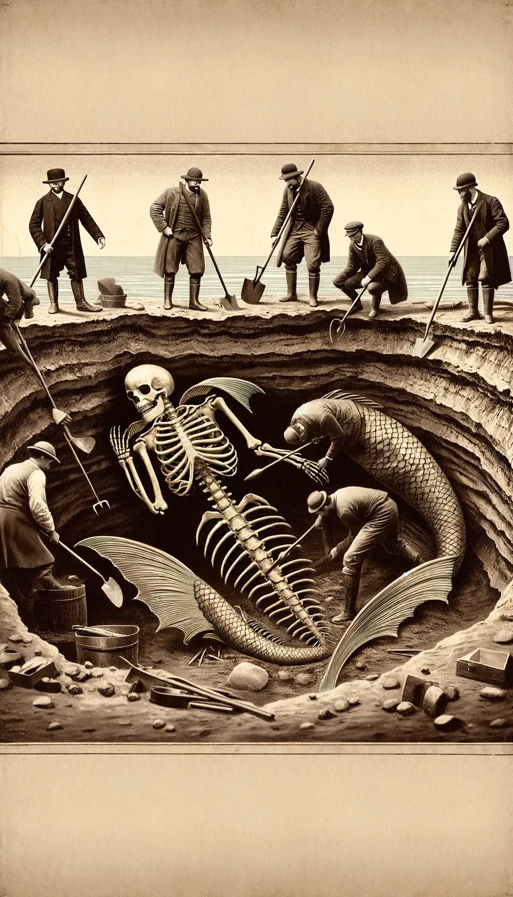 Breaking News: Archaeologists Unearth Terrifying Fish-Shaped Man Buried 20,000 Years Ago and Kept Secret Until Now!