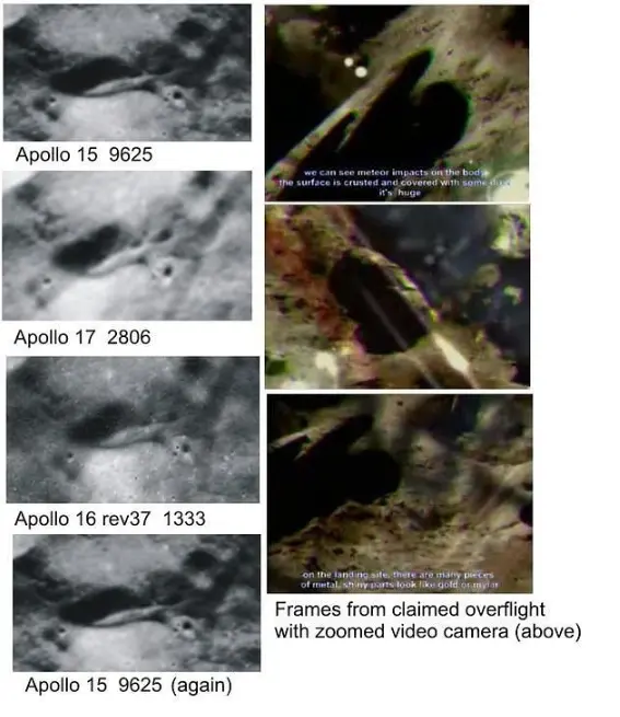 Ancient Alien Spacecraft Discovered on the Moon During Apollo 19 and 20 Missions