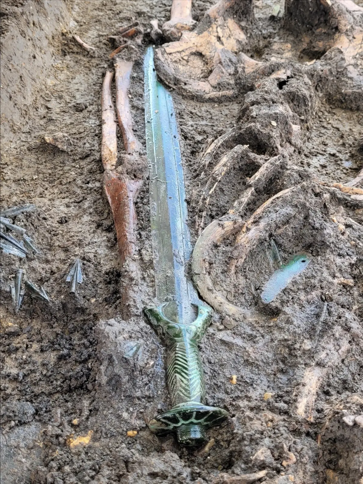 3,000-year-old sword unearthed in Germany in perfect condition