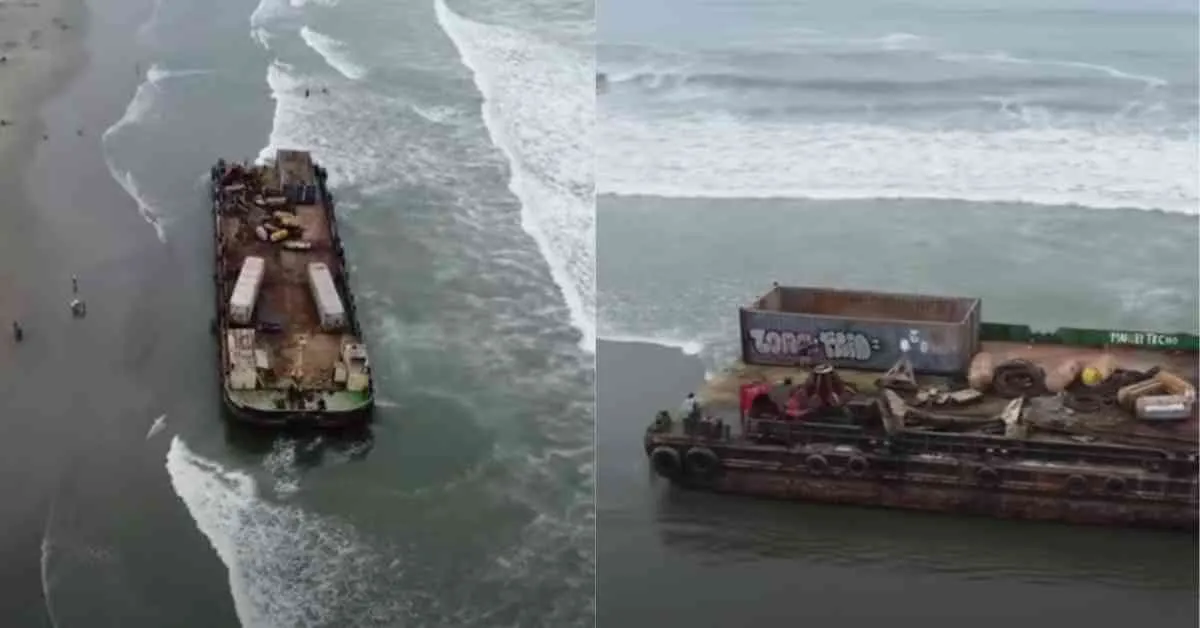 Breaking news: Shocking grounding of massive 2 billion tonne ghost ship on Irish coast