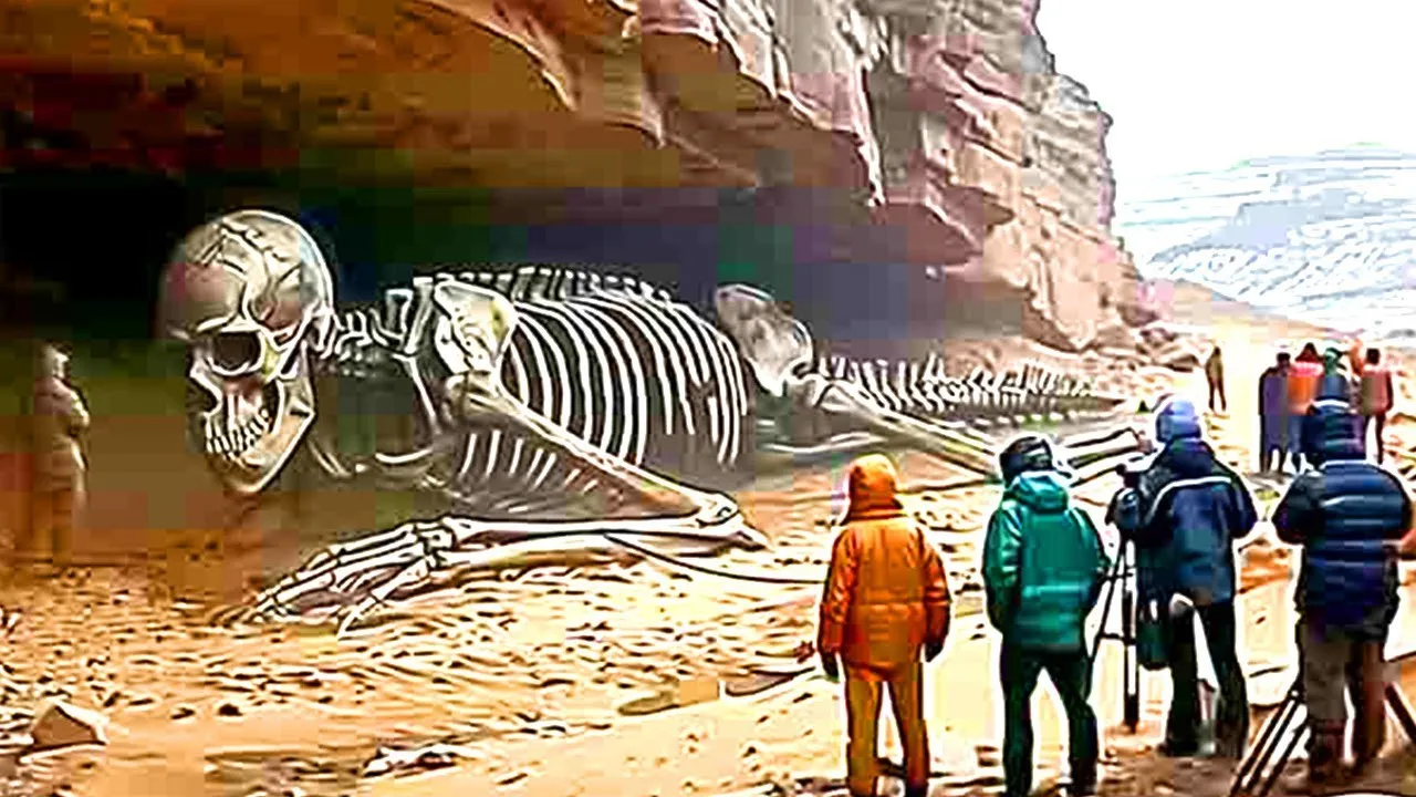 Breaking News: Massive skeletons unearthed beneath Grand Canyon reveal new archaeological wonder