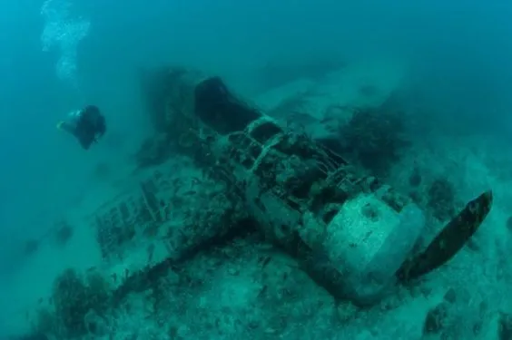 Delving into the Past: Divers Uncover 2,000-Year-Old Mystery – Wreckage of Corsair Plane Found on Oahu, Hawaii