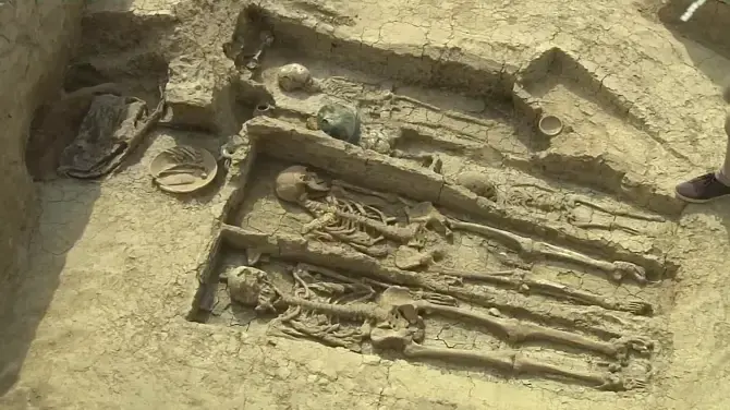Ancient tomb of wealthy warrior and his family from 1,500 years ago discovered in ancient Russian city