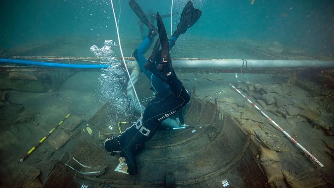 2,500-year-old Phoenician shipwreck being rescued by Spanish archaeologists