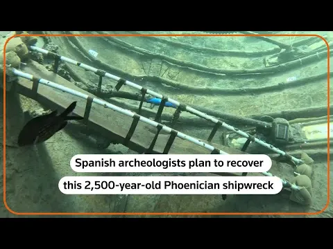 2,500-year-old Phoenician shipwreck being rescued by Spanish archaeologists
