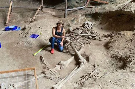 The discovery of an ancient giant skeleton in a Krabi cave confirms the Naga legend, leaving archaeologists baffled.